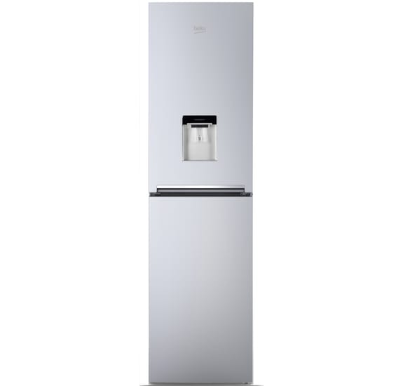 White frost free fridge freezer with water dispenser 2025